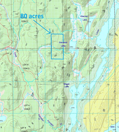 The Land Store, properties / land for sale in north eastern Ontario, Canada Wilderness